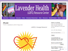 Tablet Screenshot of lavenderhealth.org